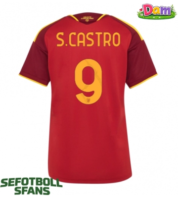 AS Roma Santiago Castro #9 Hemmatröja Kvinnor 2026-27 Kortärmad